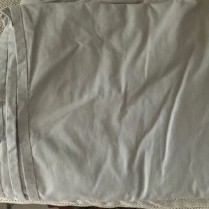 Light gray Queen top sheet